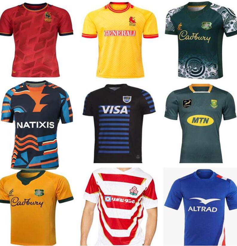 

2021 2022 S africa Spain Argentina French jersey Italia Australia Maori Palestine SierraLeone Janpan Rugby Jerseys Shirts Team Sport shirts, Red