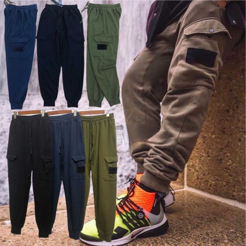 

Designer pants mens sweatpants Technology fleece trousers men women running casual Pants st001, Black