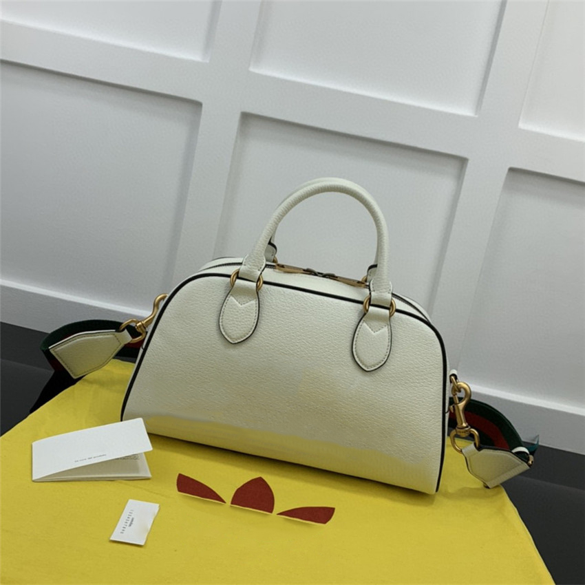 

7A Top Designer bags Trefoil Handbag One Shoulder Messenger bag 702397 Fashion Classic Women's Genuine Leather bag Luxury Custom Made Brand bags Wide Shoulder Strap, Yellow