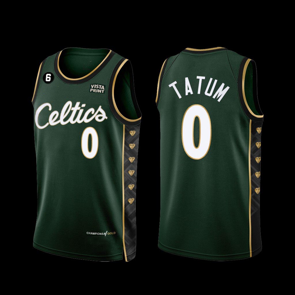 

Jayson Tatum Jaylen Brown Basketball Jerseys Marcus Smart Kevin Garnett Paul Pierce Bostons Celtices Ray Allen White 2022 2023 City Shirt, Black