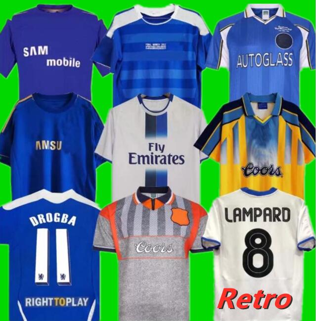 

CFC 2011 Retro Soccer Jerseys Lampard Torres Drogba 11 12 13 Final 83 85 87 89 94 95 96 97 98 99 Football Shirts Camiseta WISE 01 03 05 06 07 08 Vialli ZOLA vintage Classic, Cfc 2012-13 home