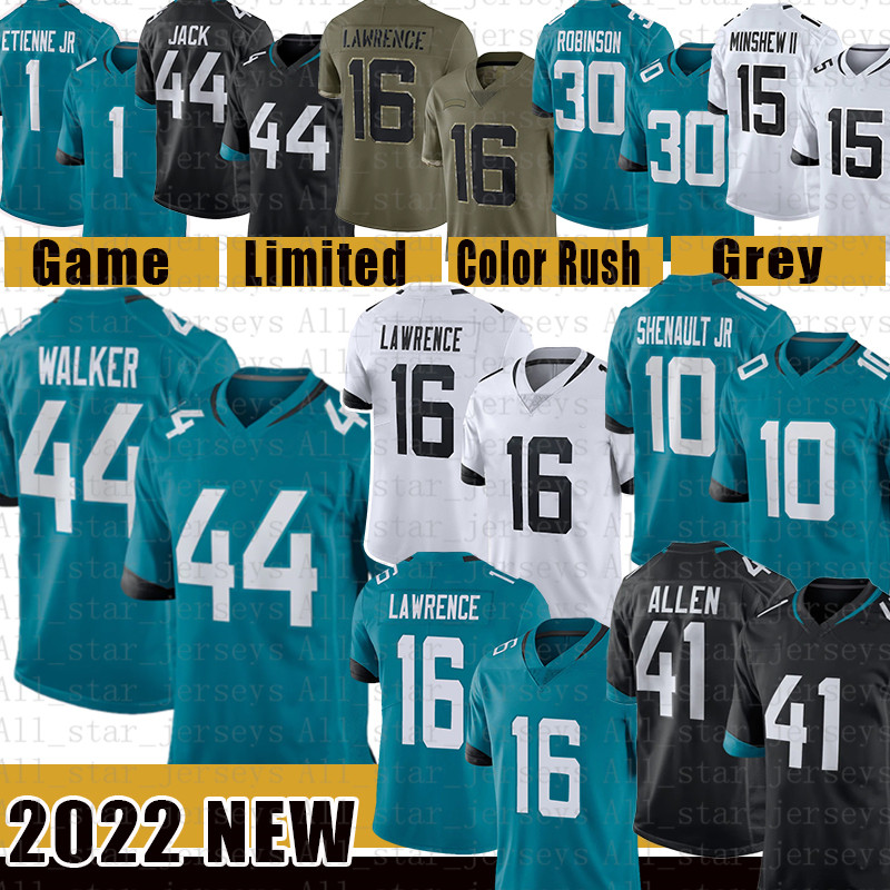 

Devin Lloyd Trevor Lawrence Football Jersey Mens Travon Walker Josh Allen Travis Etienne Jacksonville Laviska Shenault Jr. Jamal Agnew Jaguars James Robinson, Women size s-xxl(mzh)