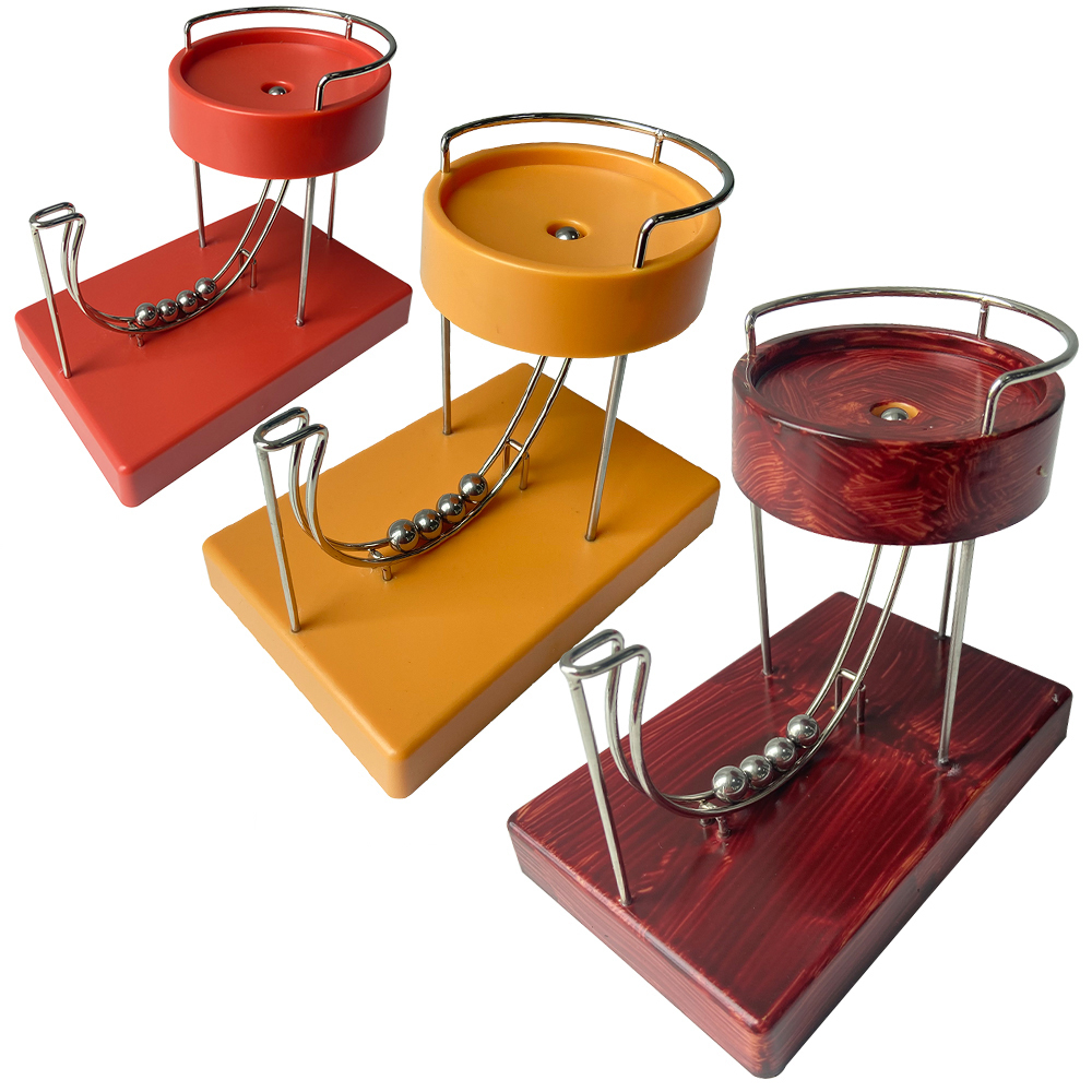 

Decorative Objects Figurines Ecomhunt Drop Kinetic Art Perpetual Movement Machine Motion Toy Desk Home Decoration Rolling Ball Deocration 221018