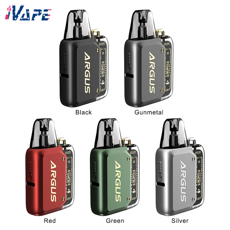

Original VOOPOO ARGUS P1 Pod System Kit 800mAh 20W 2ml Argus-Pod Cartridge 0.7/1.2ohm Airflow Adjustment Leakage-proof Design, Message for mixed colors