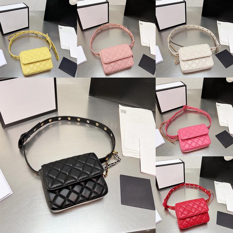 22ss Nouvelle Mode Bumbag Cross Body Taille Sacs Classique Lettre Fleurs Célèbre En Cuir Véritable Fille De Luxe 9 Couleurs designers Sacs À Band