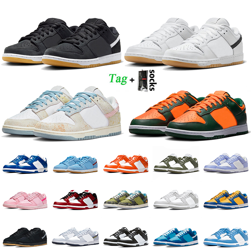 

New Fashion SB Dunks Low Running Shoes Dunksb Platform Sneakers Black White Gum Miami Hurricanes UCLA UNC Lilac Phillies Why So Sad Medium Olive OF Women Mens Trainers, A16 triple pink 36-40