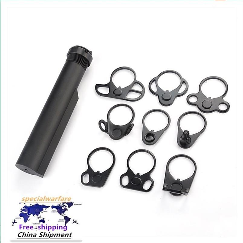

AR15 M16 hunting accessories aluminum alloy buffer tube back plate hoo252S