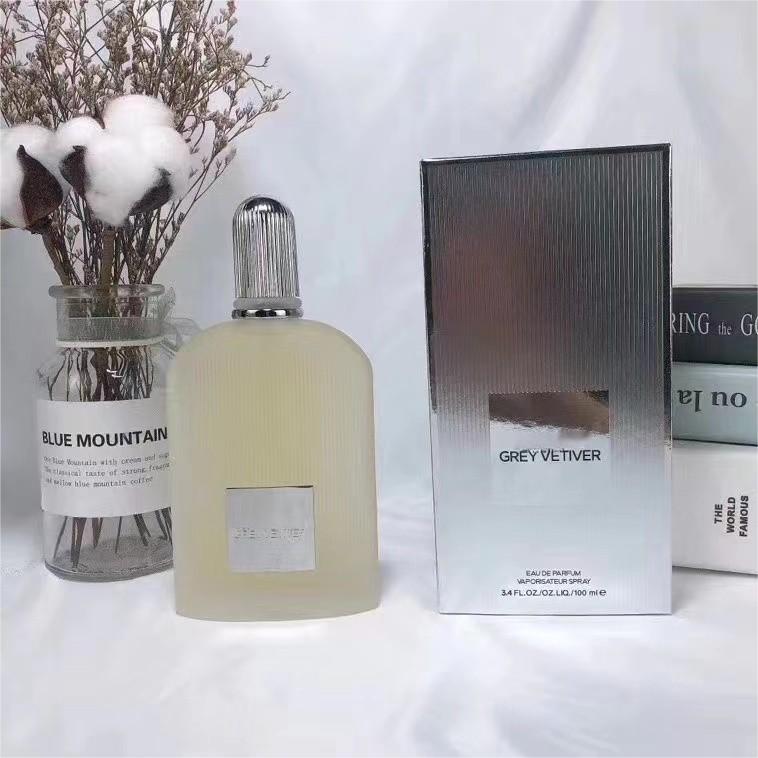 Men perfume glass bottle spray Grey Vetiver men perfume EDP 100ml-image-817837828