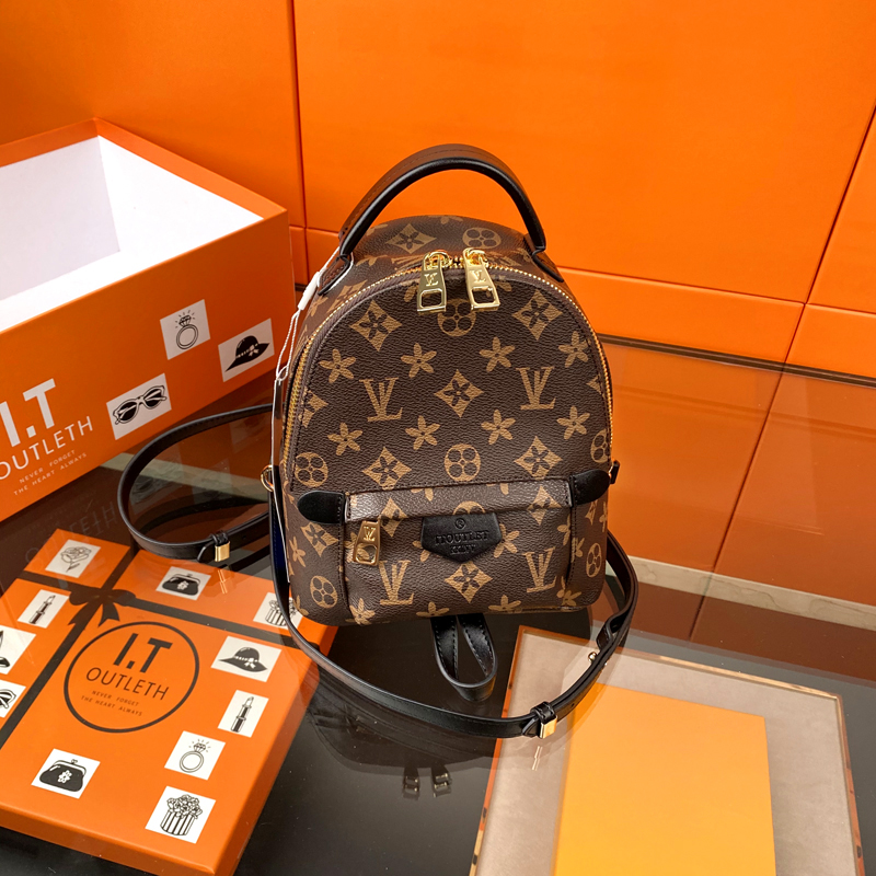 

Luxury bags Leather fashion backpack shoulder bag designer messenger for women men back pack canvas handbag Louis vuitton, Black grid