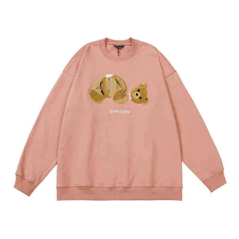 

Men's Hoodies Sweatshirts Mens Designer Palmangel Severed Chao Brand Bear Embroidery Round Neck Pullover Long Sleeve Sweater and Women'wbf2, Blue brown bear