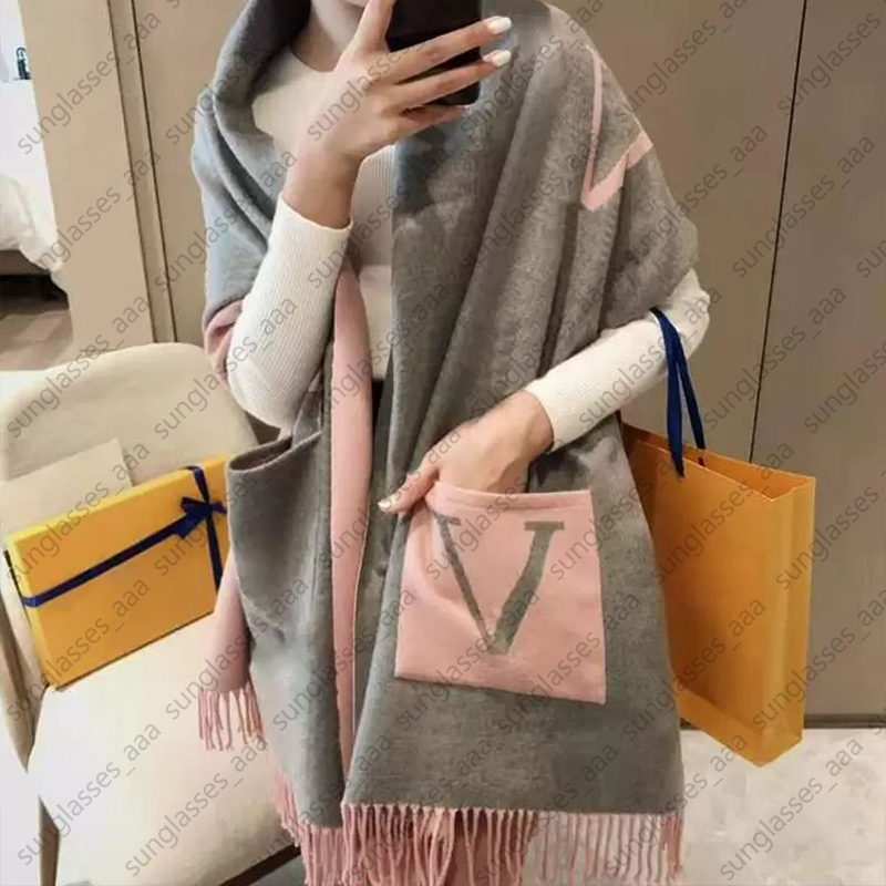 

Designers Winter Cashmere Scarf Letter Print Scarfs Fashion Classic Women Long Shawl Wrap