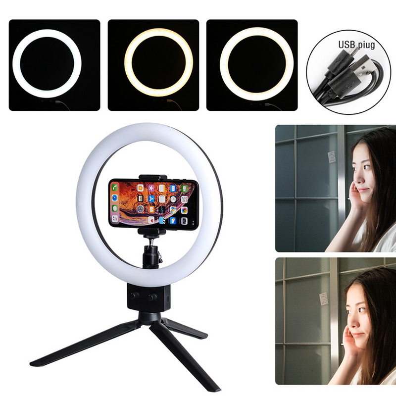 

Other Electronics wyn Infinite Dimming Double Color Temperature LED Ring Lamp and Mini Tabletop Tripod