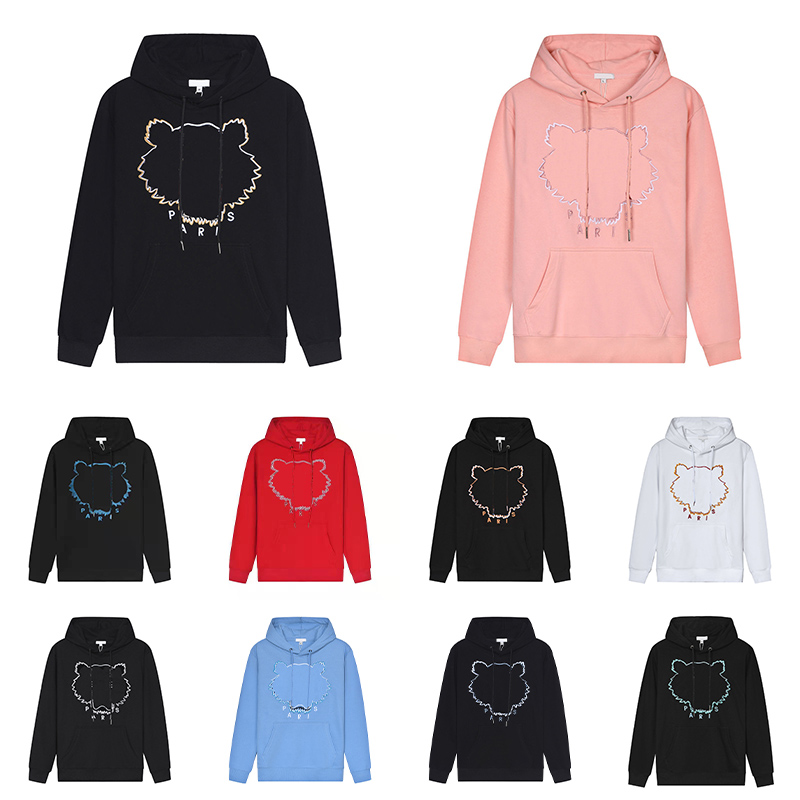 Designer Mens Hoodie Brodery Tiger Head Maglione Hoodies Hommes Femme Sweat Casual Sweats Sweat Offre Casual Hooded à manches longues Haut
