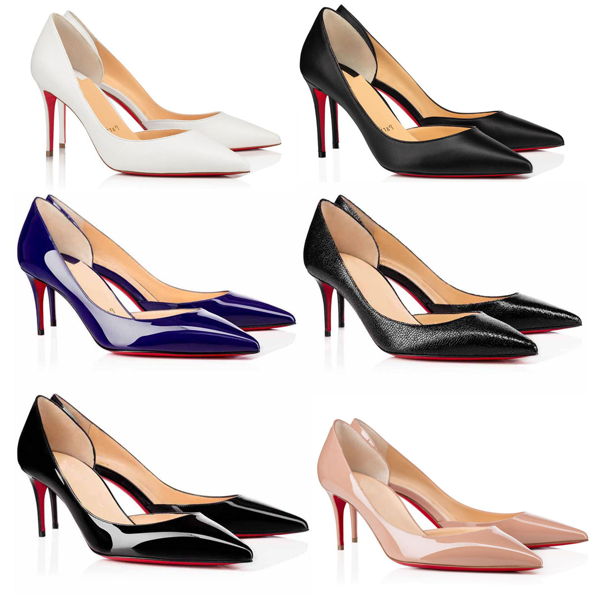 

Wholesale Dress shoes heels Women high heel pumps reds sole shoes Iriza 70mm heeled Italy luxury brand designer sandal slip on pointy toe wedding party gift with box