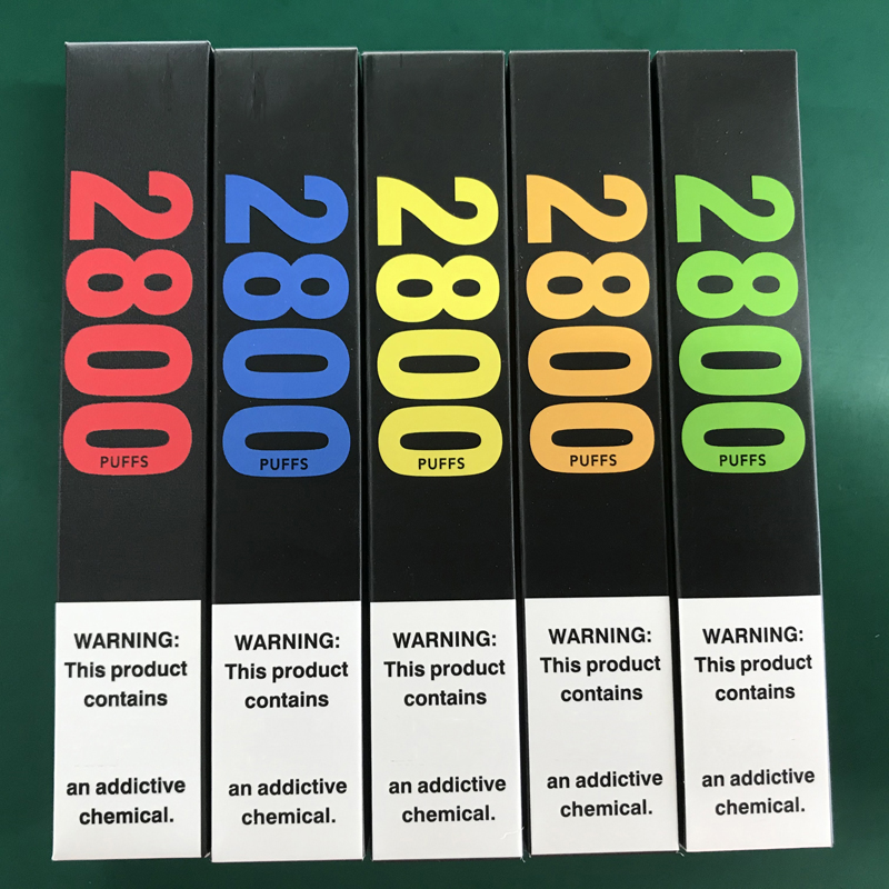 

Puff Flex disposable vape pen E Cigarette kits 2% 5% 2800 puffs 8ML prefilled 28Colors VS XXL Plus MAX