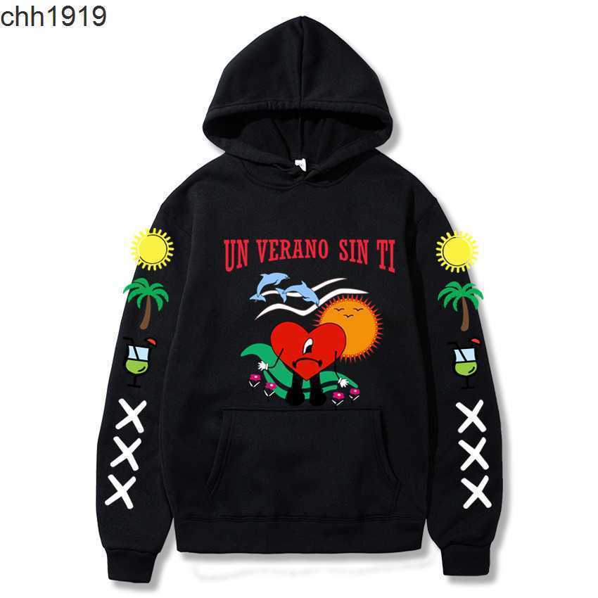 

2022 New Designer un verano sin ti hoodie bad bunny hoodie printed sweater for men and women It sells well in America, Lavender 452-453