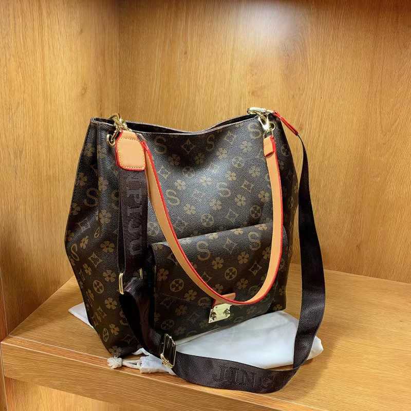 Designer 2022 Nouveau luxe rétro vieille fleur sac grande capacité designer mode shopping sac à main femme transfrontalière femmes loisirs cordon
