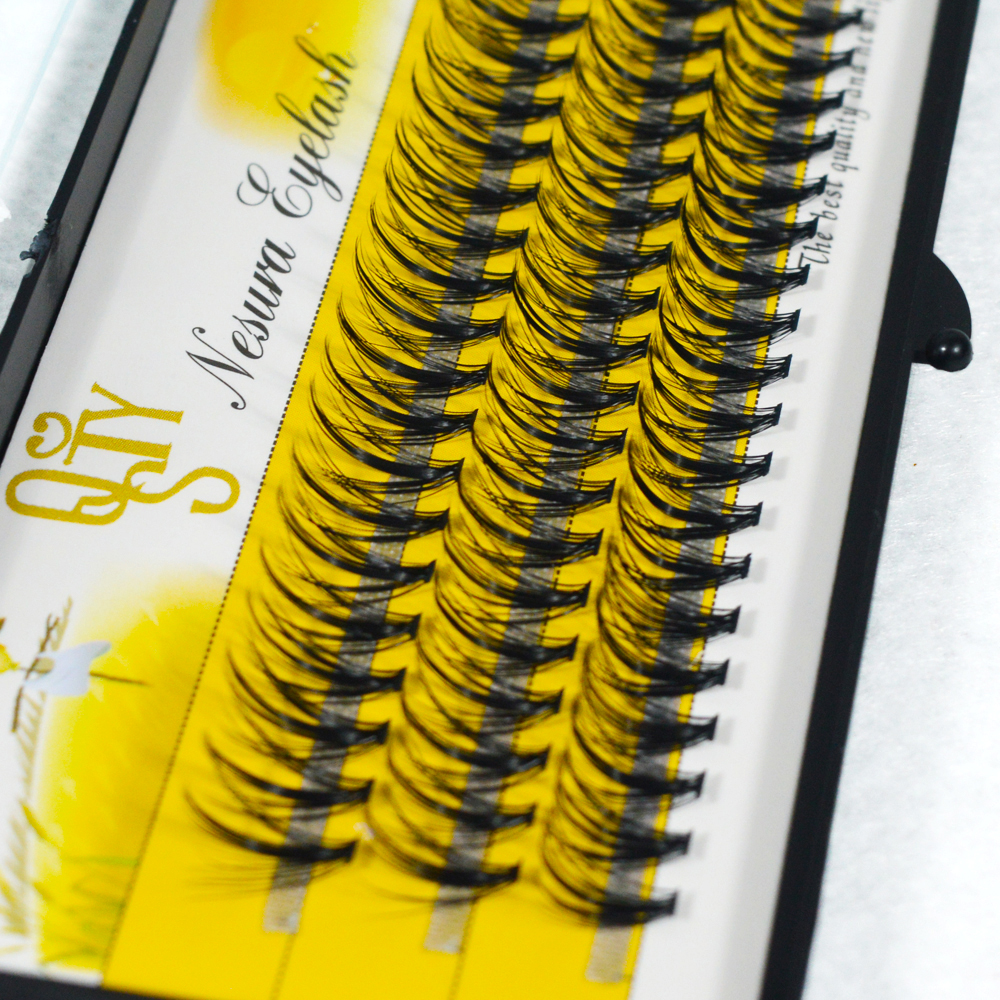 

60 bundles False Eyelashes 1box big capacity 20D Grafting Eyelash Extension Faux Mink Hair High quality Grafting Lashes Black Natural Thick long Individual Makeup