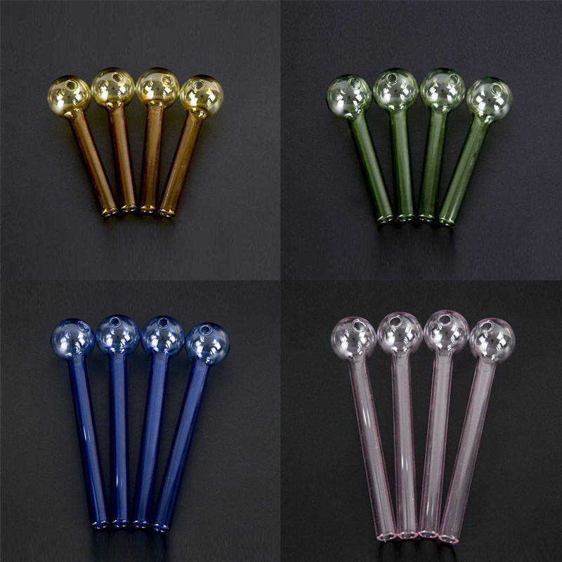 

20cm smoking pipe multicolor pyrex glass oil burner pipes handmade premium tube great Tubes heat resistant