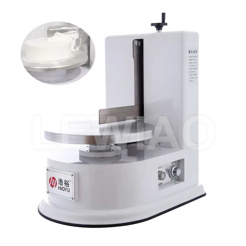 

LEWIAO Automatic Round Cake Cream Coating Decorating Machine Cake Making Maker