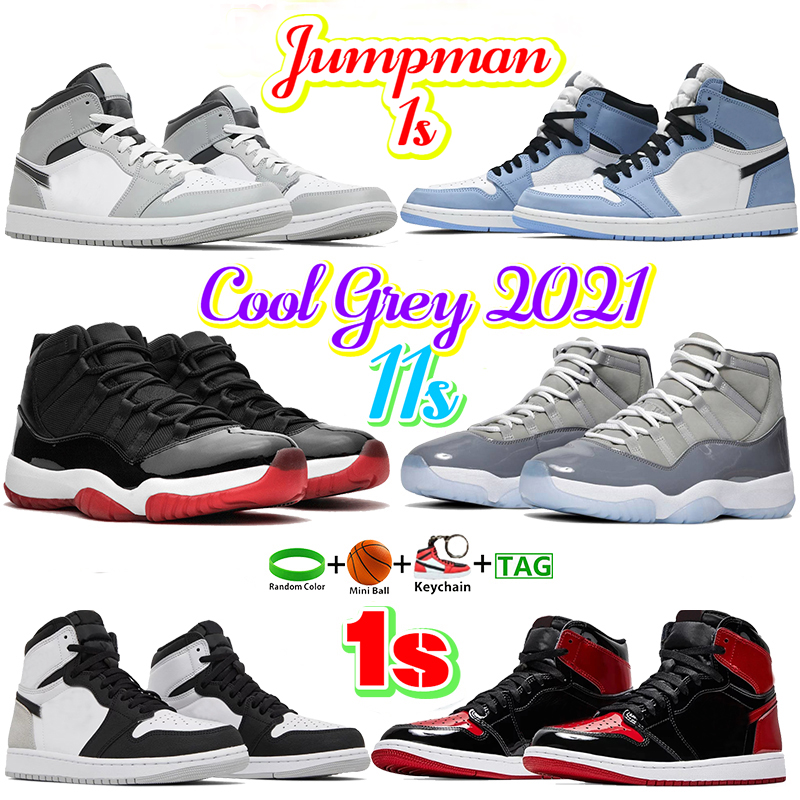 

Basketball Shoes Designer Sneakers Sport Trainers Light Smoke Grey Bordeaux University Blue Dark Mocha Twist Cool Grey Bred 1 1S UncWBG3, #12- high dark mocha
