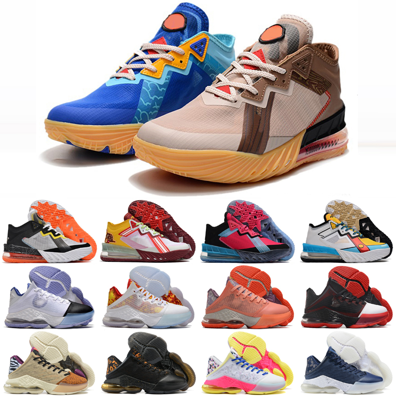

Outdoor Shoes LeBrons 18 Low Wile E. vs Roadrunner 2022 18s Space Jam Higher Learning South Beach Stewie Griffin Basketball shoes sneakers store Size 7-12, As shown 9