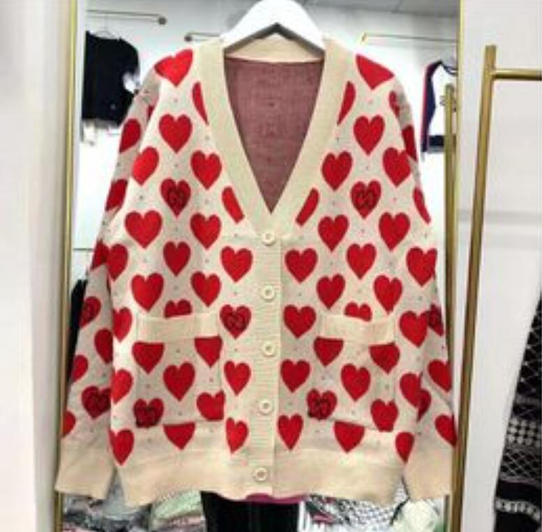 

Women's sweater designer coat supre fashion letter jacquard casual cardigan Classic Golf G luxury sportswear, 02