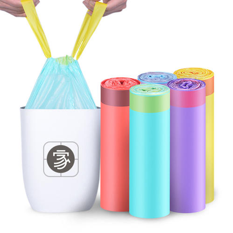 

Manufacturers wholesale plastic drawstring bag for domestic garbage 50pcs/roll