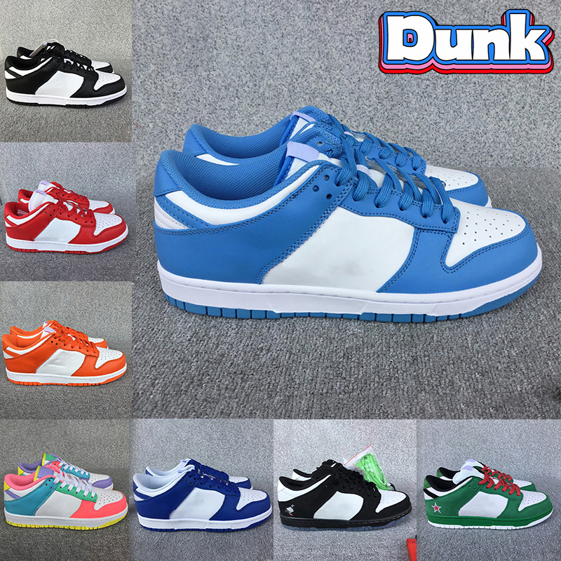 

New dunksb casual shoes retro low UNC white black coast grey fog vintage navy Archeo triple pink classic green sb Bordeaux easter dunkes men women designer sneakers, Shoe box