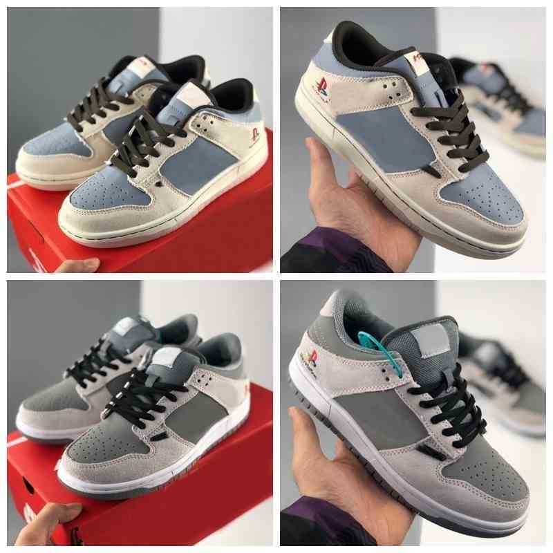 

Shoes Logo Travis Scotts SB PlayStation Dunks Low Women Trail Brown Black 36-45, #1