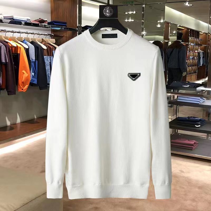 

Designer Sweater Man for Woman Knit Crow Neck Womens Fashion Letter Black Long Sleeve Clothes Pullover Oversized Blue Top 20ss, No delivery