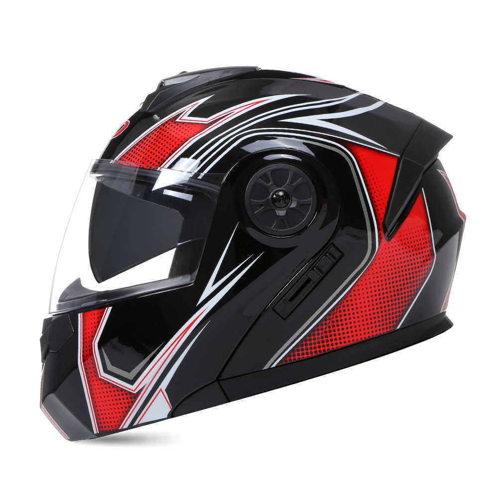 Cycling Helmets BLD Personalised Men Women Motorcyc Helmet High Quality Safety Downhill Full Face Helmets Modular Motocross Racing Casco Moto L22101