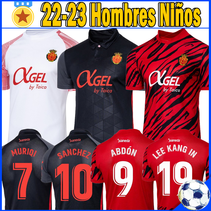 

22 23 RCD Mallorca soccer jerseys 2022 2023 ABDON MURILLO Lago Junior MERVEIL CUFRE RAILLO Valjent camiseta de fUtbol Men Uniforms football shirt, Maluoka 22-23 home
