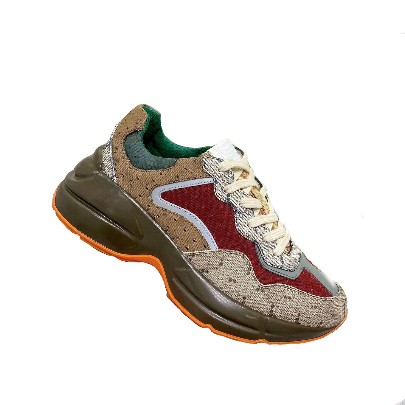 2022 Designer Hiking Footwear GGity Sneakers Fashion Casual Shoes Rhyton Trainer Luxury-image-810903326