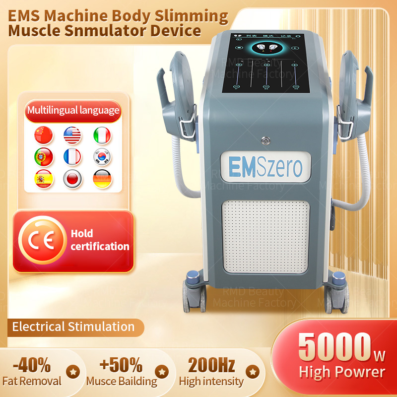 

2023 DLS-EMSLIM EMS Pro Electro Magnetic Muscle Stimulator 14 Tesla RF Emszero Neo Body Sculpt Machine Pelvic Floor Train EMSZERO