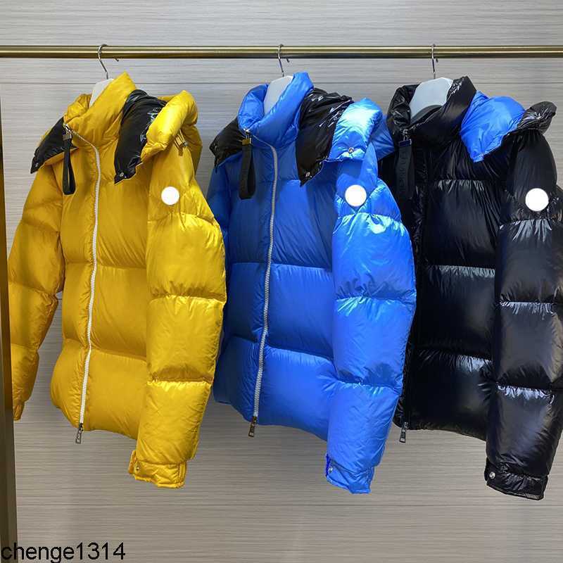 Men's Down Parkas Jackets Men Woman coat maya jacket goose Clothing designer Embroidered Badge Epaulet Outerwear coats Padded Hooded winter