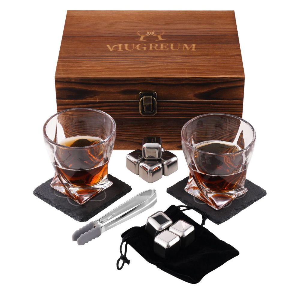

Whiskey Stones Gift Set Whiskey Glass Set Great Gift for Men