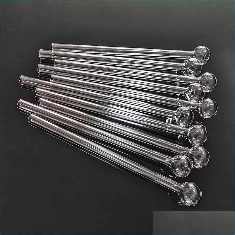 

Smoking Pipes 20Cm Length Clear Glass Pipe Oil Nail Burning Jumbo Pipes 25Mm Big Bowl Pyrex Burner Concentrate 7 9 Inch Thick Transp Dhvwp