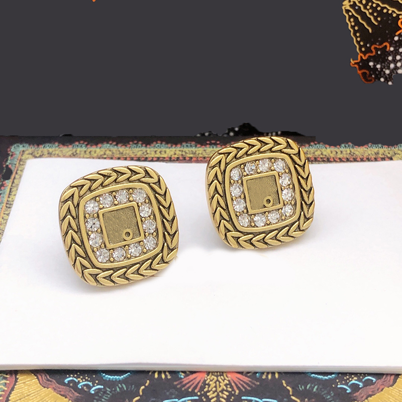 

Designer Hoop Stud Earrings For Women Earring Luxurys Designers Love Gold Earrings Letters Diamond Studs Charm Jewelry