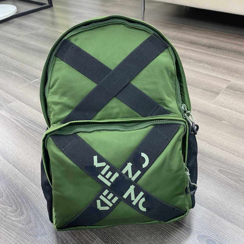 

Men's Schoolbag Letter Cross Backpacks Outdoor Mountaineering Diagonal Ken Designer Women Back pack Fitness Sports Shoulder Large Capacity Handbag, Black