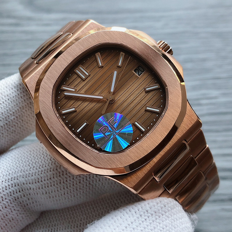 

PF Factory Luxury Watch mens pp 5711 ETA CAL.324 automatic super movement quality Rose Gold Case watches waterproof sapphire wristwatches with box, 03