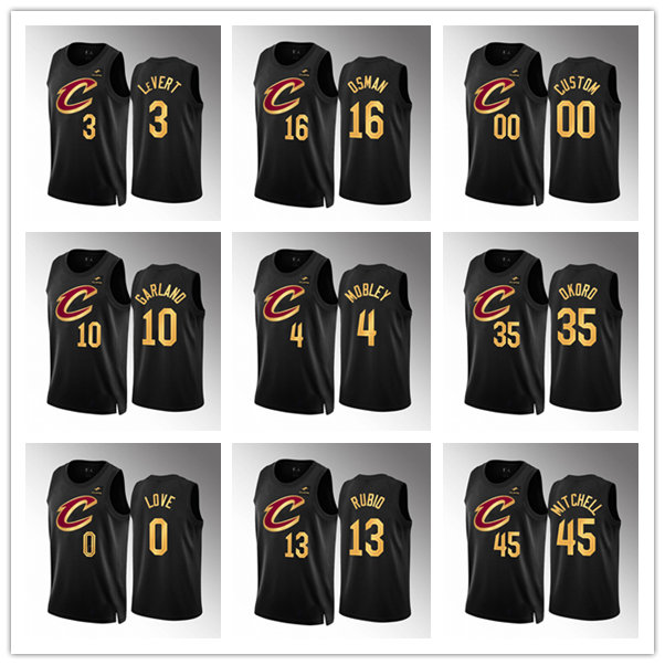 

2022-23 Basketball Jersey Donovan Mitchell Darius Garland Evan Mobley Jarrett Allen Cleveland''Cavaliers''Men Association Swingman