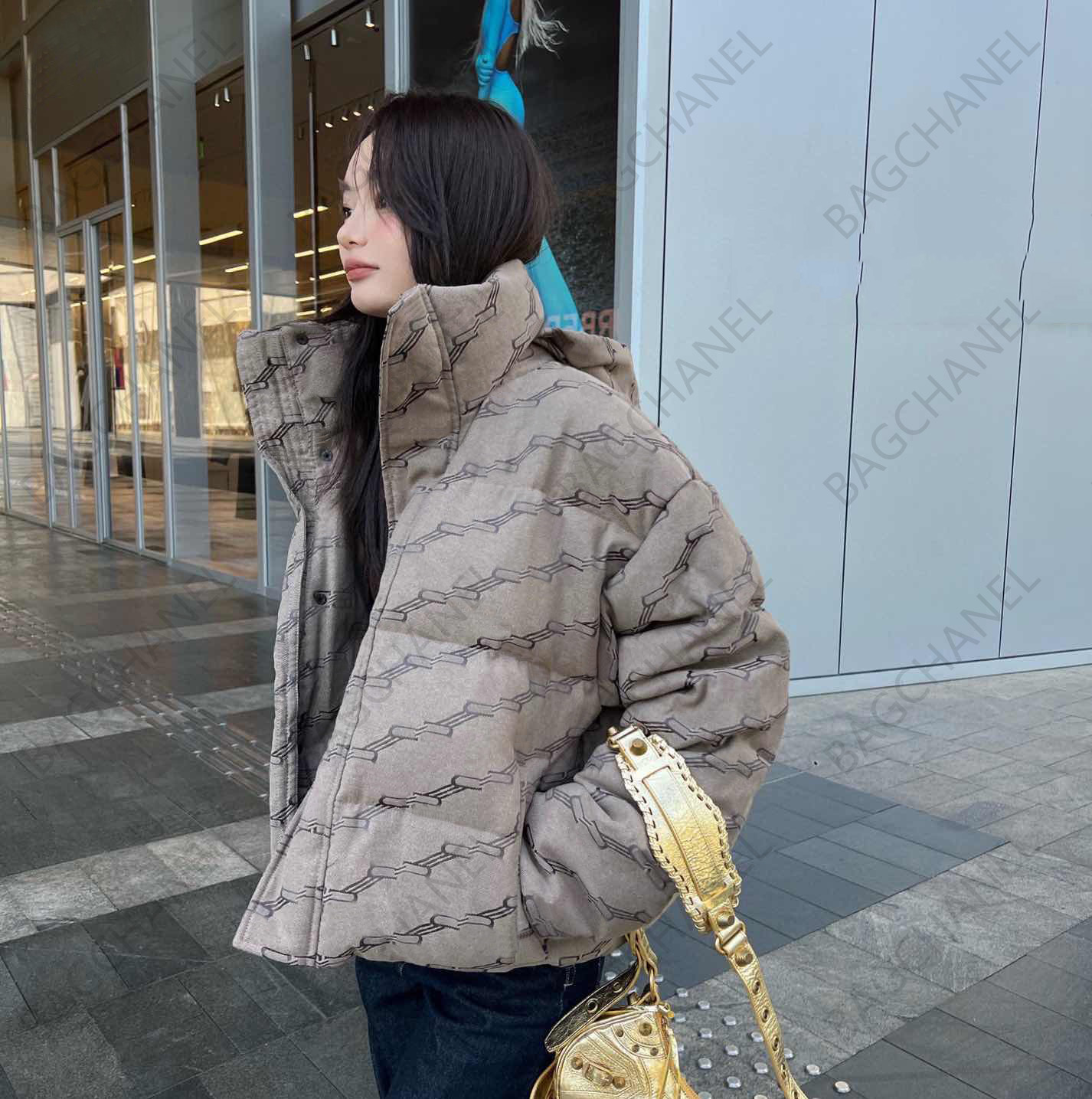 

Top Womens Parkas Jacket Outerwear 22FW Fashion Down Coats Designer Short Zipper Pocket Bread Set Loose Thick Winter Warm Mens Jackets, Make up for price