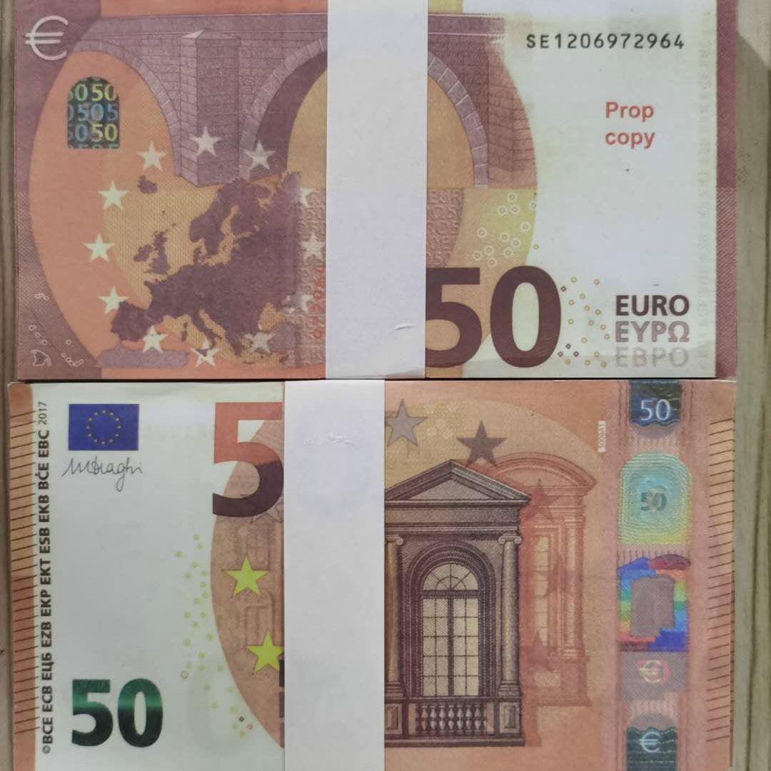 

Trick Euro Copy Faux Party Banknote Presents Money Stage Children Toys Prop Billet 50 Holiday Festival Currency Wholesale Fdjal