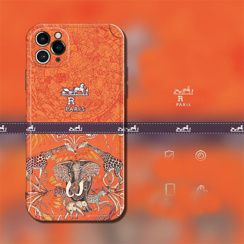 

Designers Iphone 13 Phone Cases H Elephant Animal Luxury Phonecases For 12 11 X Xs Xr Xsmax 7p 8p Phone Cover Protection Orange Phonecases, H1