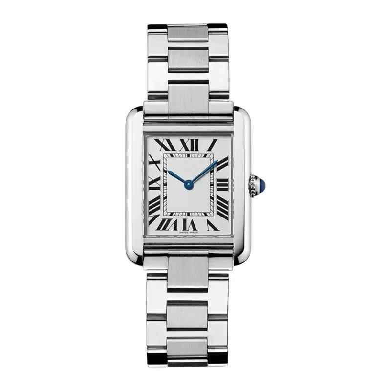 

Top-grade AAA Mens Womens Diamond Bezel Watches hot New Tank Series Top Fashion Casual 32mm 27mm 24mm Real Leather Quartz Montres Ultra Thin Lady Wristwatches