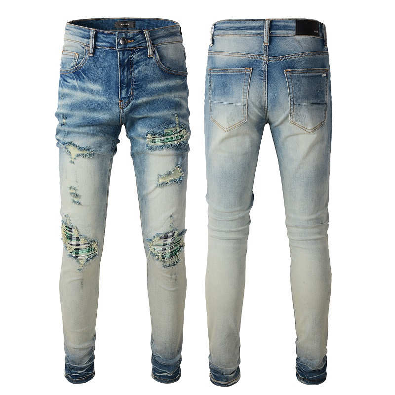 

2022 New Arrivals amirs Mens Luxury Designer Denim Jeans Holes Trousers amiri Jean COOLGUY Biker Pants Man Clothing #833