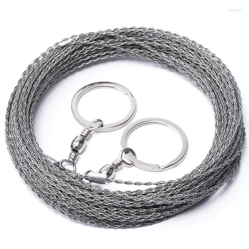 

Outdoor Hand-Drawn Rope Saw 304 Stainless Steel Wire Camping Life-Saving Woodworking Super Fine Hand 5M