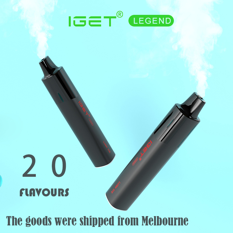 

Original IGET LEGEND 4000 Puffs Disposable Electronic Cigarettes vape Pod Device Kit 12ml Prefilled Cartridge 1100 mAh Battery Authentic wholesale