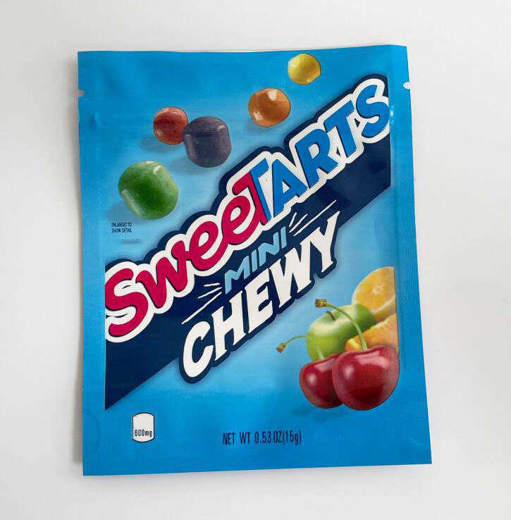 

Packaging Bags Ropes bites gummies empty mylar packaging bags 420 Cherry sweetarts apple Orange chewy
